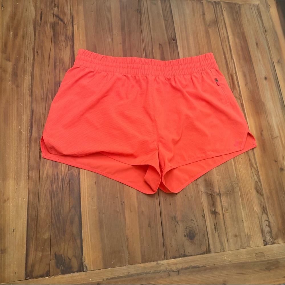 Asics Women's Vibrant Coral Athletic Running Shorts Size L